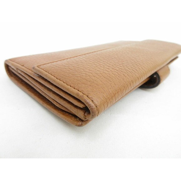 Gucci Double Hook Long Wallet Brown Leather - Picture 5 of 11